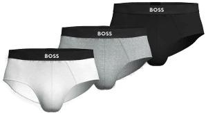 BOSS 3P ONE HipBr Cotton Briefs