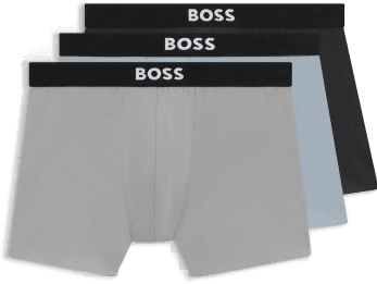 BOSS 3P ONE Boxer Brief Blå/Grå