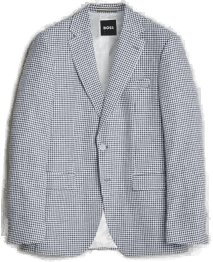 Boss Hutson Blazer Open Blue