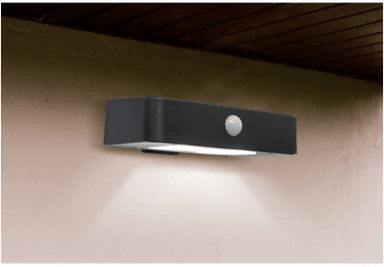 Sygonix Solcelle Vægbelysning med Bevægelsessensor