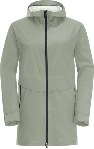 Jack Wolfskin Mainkai Long Jacket Mint Leaf