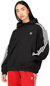 Adidas 3-Stripes hettegenser Svart L