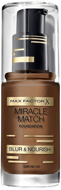 Max Factor Miracle Match Foundation Sun Tan 100