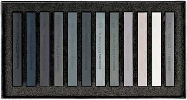 Lyra Pastellfargestifter Hard Grey Tones 12-sett