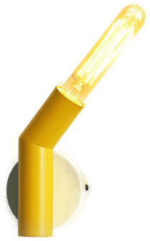 Osram vegglampe Decor Straw, grå/gul