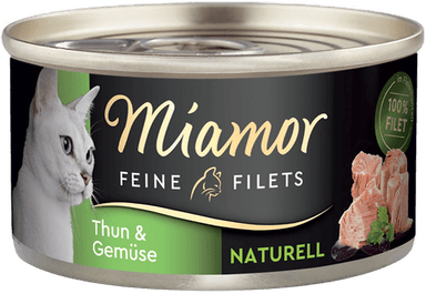 Miamor Fine Filets Naturelle Tunfisk 12 x 80 g