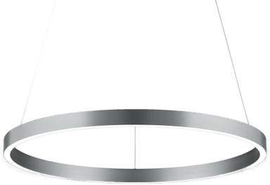 Knapstein LED-hengelampe Svea-L 60 nikkel