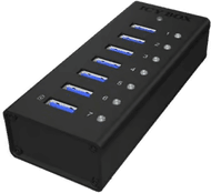 Raidsonic ICY BOX IB-AC618 USB-hub 7 porter