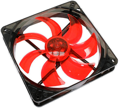 Cooltek PC-vifte 140mm Rød