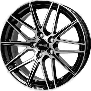 Brock B34 Black Full Polish 7.5x17 5/114.3 ET45 B72.6