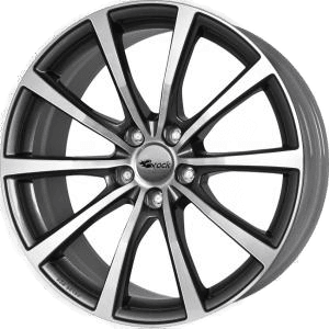 Brock B32 Titanium Full Polish 8.5x20 5/112 ET30 B66.6