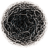 Holländer LED-vegglampe Luna, Ø 120 cm