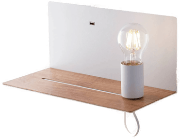 Ecolight Vegglampe Flash, hvit