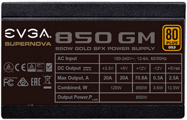 EVGA SuperNOVA 850 GM 850W