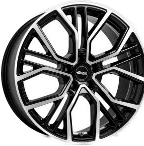 Brock B41 Black Full Polish 10.5x21 5/112 ET43