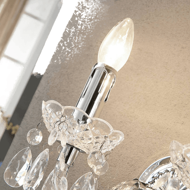 Lindby Merida vegglampe, krom, 2 lyskilder