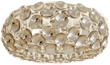 Lindby Reza taklampe Ø 48 cm krom