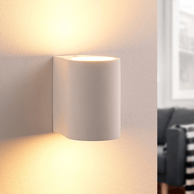 Lindby Jannes vegglampe, hvit, G9