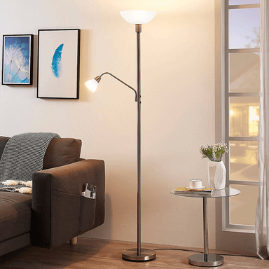 Lindby Jost uplight 180 cm nikkelfarget
