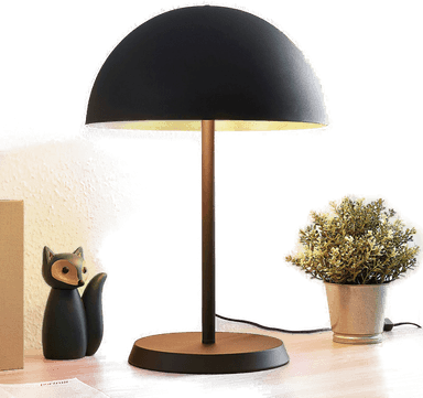 Lindby Idalene bordlampe, svart, 51 cm