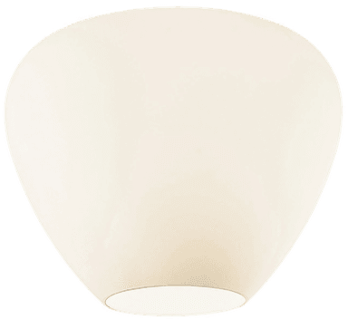 Lindby Bibiane glasstaklampe, opalhvit