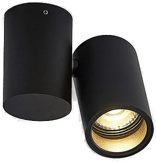 Arcchio Gesina taklampe, svart, 1 lyskilde