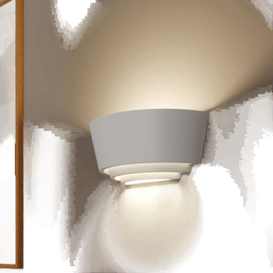 Lindby Azriel gipsvegglampe hvit