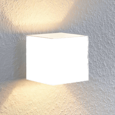 Lindby Mirza vegglampe, hvit