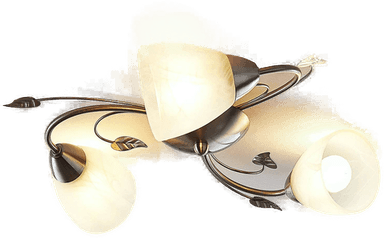 Lindby taklampe Yannie, 3 lyskilder