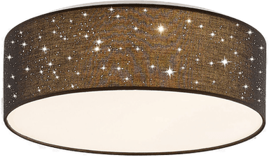 Lindby LED-taklampe Ellamina, 40 cm, svart