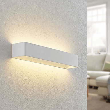 Arcchio LED-vegglampe Karam, 53 cm, hvit