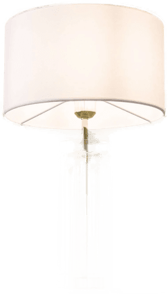 Maytoni Muse bordlampe, hvit, 53 cm