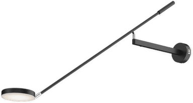 Maytoni LED-vegglampe Fad, svart