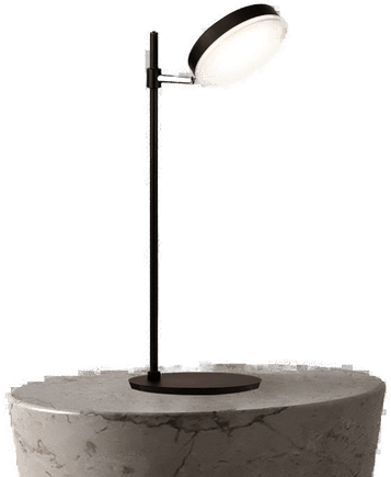 Maytoni LED-bordlampe Fad, svart 47 cm