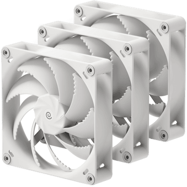 Havn H14 Kabinettvifte 140mm Hvit 3-pakning