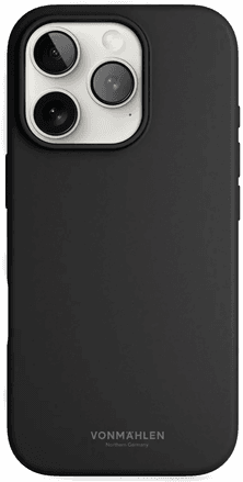 Vonmühlen iPhone 16 Pro Silikondeksel - Black