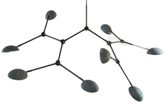 101 Copenhagen Drop Chandelier Oksidert