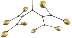 101 Copenhagen Drop Chandelier Messing