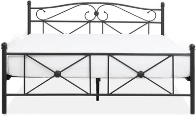 Bedly Rodez Dobbeltseng 160 x 200 cm - Svart