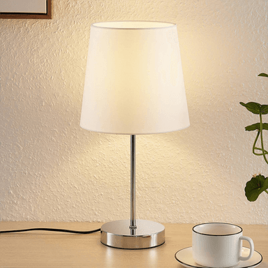 Lindby Leza bordlampe krom