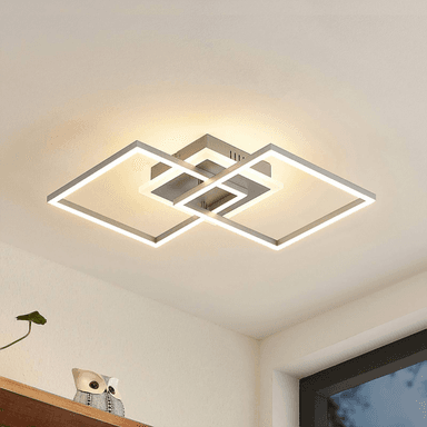 Lindby LED-taklampe Fjardo, sølv, CCT