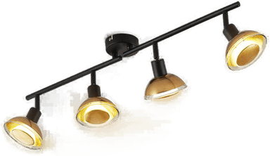 Lindby takspot Erin, svart/gull