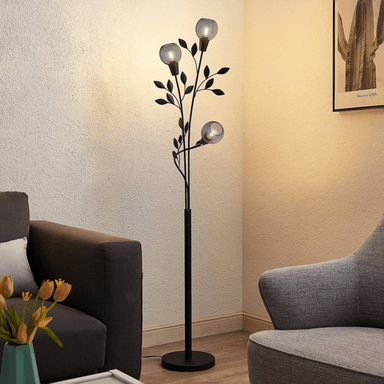 Lindby Florentine gulvlampe 160 cm svart