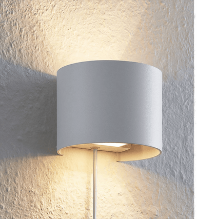 Arcchio vegglampe Zuzana, hvit, G9