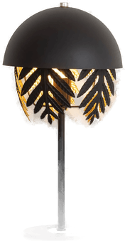 Lucande Aparas bordlampe svart-gull