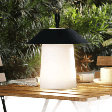 Lindby LED bordlampe Kalina, svart/hvit