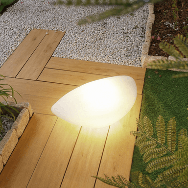 Lindby Arani utendørs gulvlampe, hvit