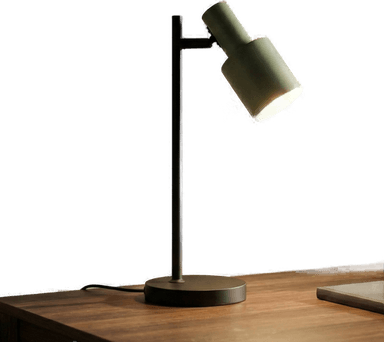 Lindby Ovelia bordlampe grønn/svart