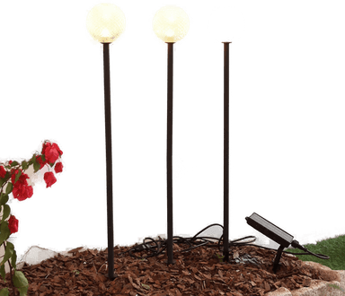 Lindby LED-solcellelampe Brindley 3 stk