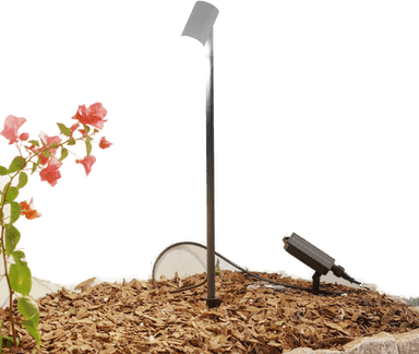 Lindby LED-solcellelampe Myric, svart